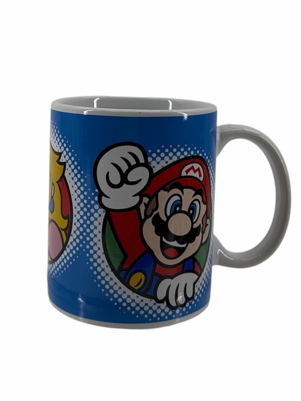 Nintendo Super Mario Bros Coffee Mug Frankford Candy 2022 Luigi/Princess Peach
